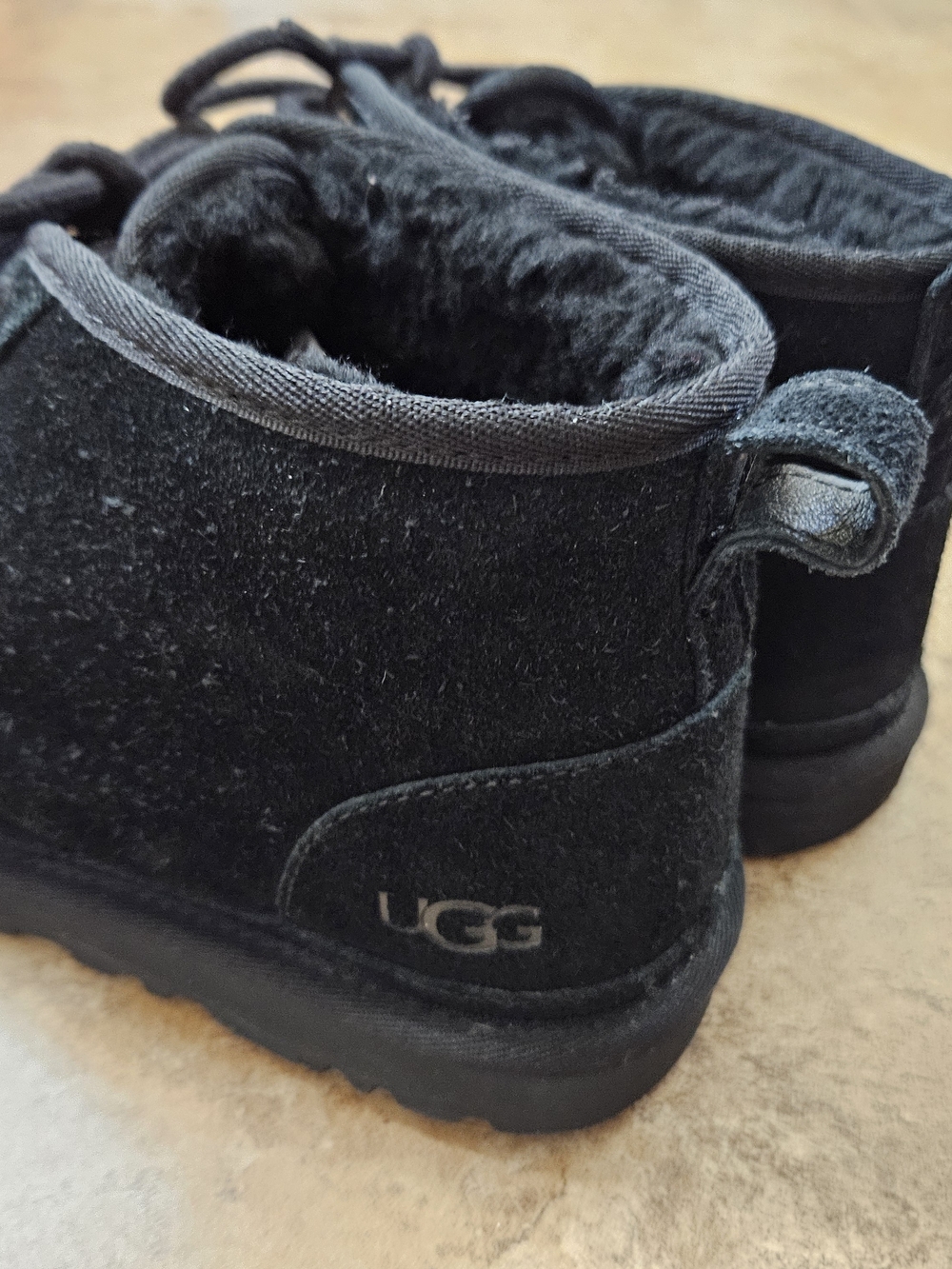 Womens Black UGG Neumel Shoes - Picture 4 of 6